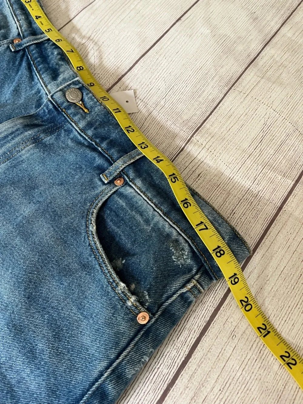 Loft The Cuff NWT Jean shorts sz 14 High Rise